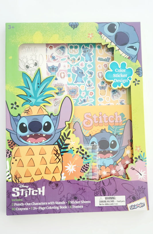 Disney Stitch Super Activity
Color,Sticker&Design Set