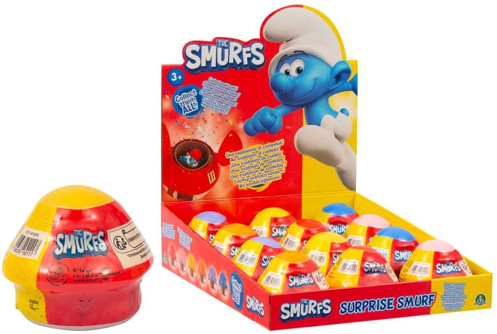 Giochi Smurfs Surprise House+1 Figure Cdu12 Woc - Marah Kids