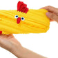 ZIPIT - Animals Pencil Case for Kids, Holds Up to 30 Pens, Machine Washable, Made of One Long Zipper! (Chicken) - Marah Kids