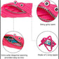 ZIPIT - Monster Pencil Case for Girls, Holds Up to 30 Pens, Machine Washable, Made of One Long Zipper! (Pink) - Marah Kids