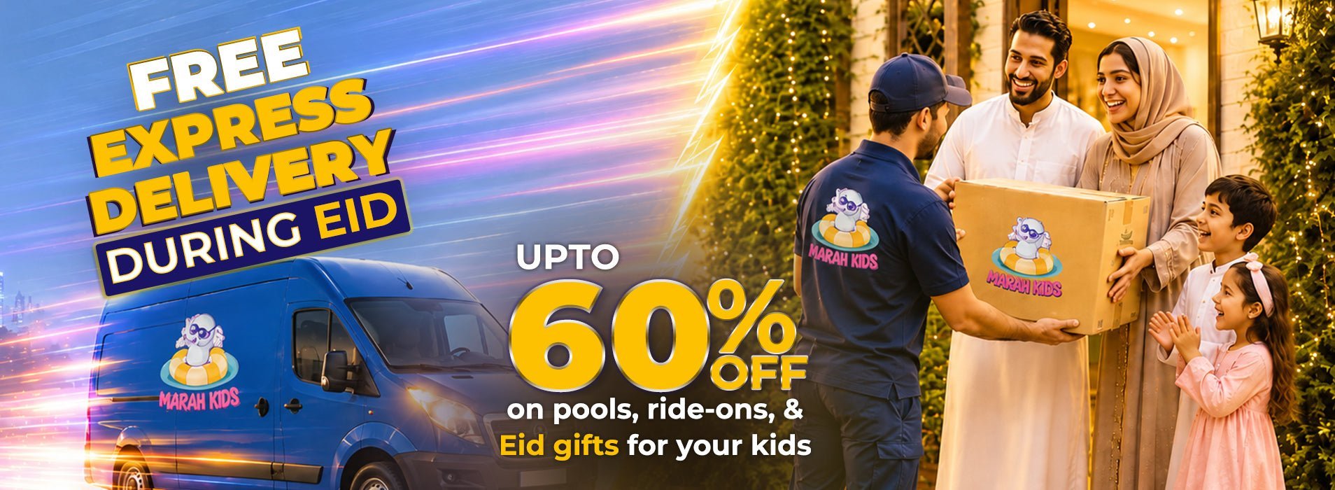 Free express delivery during Eid